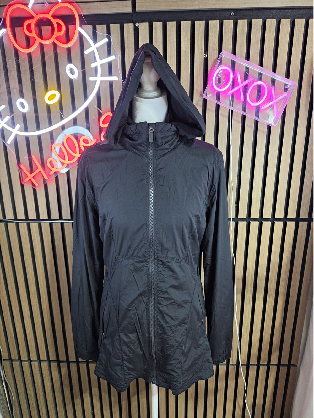 lululemon athletica Black Lightweight Hooded Utility Jacket